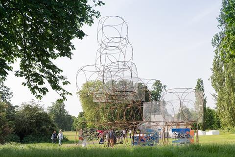 Yona Friedman's summer house at the Serpentine